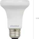 SYLVANIA LED Flood R20 Light Bulb, 50W=5W, 10 Year, 325 Lumens, E26 Medium Base, Dimmable, 2700K, Soft White - 2 Pack (73993)