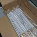 4pcs 5 Arm Acrylic Candelabra,Clear Candle Holder for Wedding,45.7inch Tall Floor Candle Holders for Ceremony Birthday Party Home Decoration Fit 0.8 LED Candles