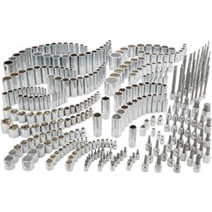 CRAFTSMAN 299-Piece Socket Set, Includes Deep, Shallow Sockets, Hex, Torx, Slotted, Phillips Bits