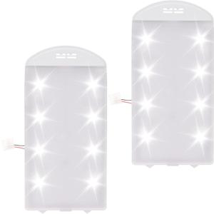 2Pcs W11527432 Fridge LED Light Replacement for Maytag for Amana Refrigerator Module W11101384 W11333374 W11387579 W11042554 WRX735SDHZ02 WRX735SDHZ03