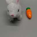 Tagitary Plush Toys Electronic Toy with Sounds,Wiggling Ears,Twitching Mouth and Nose, Interactive Rabbit Toy for Kids with Leash,Easter Christmas Birthday Gift for Toddlers Kids (White)