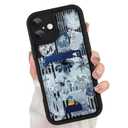 ZIYE Designed for iPhone 16 Wallet Case with Card Holder, Black