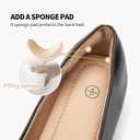FINIWOR Loafers for Women Flats Shoes Women Pointed Toe Dress Shoes Comfortable Memory Foam Penny Loafers Slip On Shoes, Size US 9