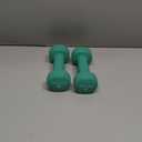 Yes4All Neoprene Coated Dumbbell Hand Weight Sets of 2 - Multiple Weight Options with 15 Colors, Anti-roll, Anti-Slip, Hexagon Shape (D. Dark Green - 5lbs - Pair)