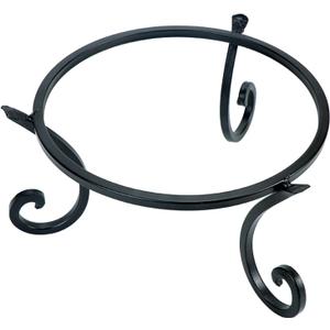 Kesywale Metal Gazing Ball Stand for 10 or 12 Inch Outdoor Garden Gazing Globes and for Plant or Flowerpot Holder, Birdbath Bowl Stand, 5 Inch Tall (8 inch)