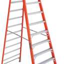 Louisville Ladder 12-Foot Fiberglass Platform Step Ladder, 300-Pound Load Capacity, Type IA, FXP1712