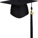 GraduatePro Matte Graduation Cap with 2025 Tassel for Adults High School and Bachelor Master 12 Colors