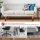 Furniture Raisers Bed Risers - 4 Inch Wooden Circle Heavy Duty Furniture Height Extenders Lifts for Sofa Couch Desk Chair Table Base Raising Space, Convenient Store and Cleaning, Pack of 4