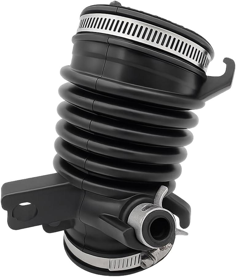 HZEL Car Air Cleaner Intake Hose Tube, OEM#17225-R1A-A01 Rubber Vehicle Engine Filter Air Intake Hose Duct with 3 Clamps, Auto Engine Filter Boot Replacement, Compatible with Civic Ilx