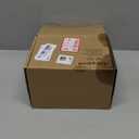 Clear Acrylic Cotton Swab Ball Holder Qtip Organizer with Lid 2-Grid Canister for Make Up Pads, Floss Picks, Vanity Storage,Bath Salts, Cosmetics, Home Bathroom Decor (DP004) (Double Grid : 5.9" x 4.53" x 3.94")