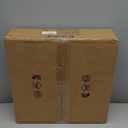 20" Golden Drum Chandelier with White Linen Lampshade 4-Light Modern Farmhouse Chandelier Light Fixture for Dining Room, Kitchen Island, Foyer, Entryway Bedroom