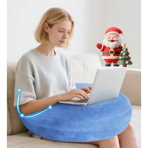 vamorry Gaming Pillow Arm Support Pillow for Bed & Sofa: Ergonomic U-Shaped Lap Pillow with Elbow Rest for Adults & Kids - Reduces Arm Pain & Fatigue During Gaming, Reading, Working & Crocheting