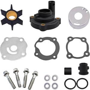 395270 Water Pump Impeller Kit for Johnson Evinrude 14 25 28 HP Outboard Engines Gearcase Repair 395271 18-3383 12060