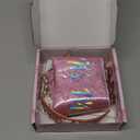 7th Birthday Candle Sash and Tiara,It's My 7th Birthday Sash Rhinestone Crown Happy Birthday Cake Topper Foil 7 Balloon for Girls Birthday Gift Party Decorations Supplies (Rose 7th)