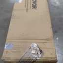 Happybuy Mirror Jewelry Cabinet,Brown,360 Swivel Standing Mirror with Storage, Lockable Jewelry Mirror Organizer with Full Length Mirror,Velvet Lining, LED Light, Drawer, Freestanding Jewelry Armoire