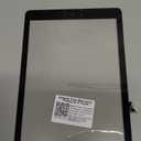 for iPad 6 (6th Gen 2018) A1893 A1954 Screen Replacement Glass Touch Digitizer Repair Kit with Home Button & Tools - Only for iPad 6 6th Generation (Black)