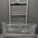 ClosetMaid Wire Basket 4 Drawer Organizer Unit with Shelf for Pantry, Closet, Clothes, Linens, Sturdy Steel, Easy Assembly, White