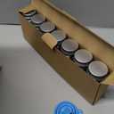 SpaceAid Spice Rack Organizer with 28 Spice Jars, 386 Spice Labels, Chalk Marker and Funnel Set for Cabinet, Countertop, Pantry, Cupboard or Door & Wall Mount - 28 Jars, 13.4" W × 10.8" H, Black