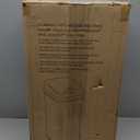 iTouchless 50 Liter / 13 Gallon Sensor Dog-Proof Kitchen Trash Can with Lid Lock and AbsorbX Odor Filter, Touchless Lid, Stainless Steel Garbage Recycling Bin for Kitchen, Home, Office, Business