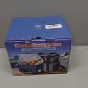 EAST OAK Cordless Electric Lunch Box for Adults, Heated Lunch Box Battery Powered with Automatic Heating, 5.5 Cups Portable Food Warmer with Insulated Carry Bag (Onyx Black)