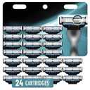 Razor Refills for Men,Razor Blade Refills for Men - 24PCS Compatible with razor blades refills with Mach3 Razors, Dual Lubrication Blades for Extra Close & Comfortable Shave