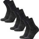 DANISH ENDURANCE Hiking Socks, Lightweight, Merino Wool Socks for Men & Women, Moisture Wicking & Thermal, 3 Pack Medium