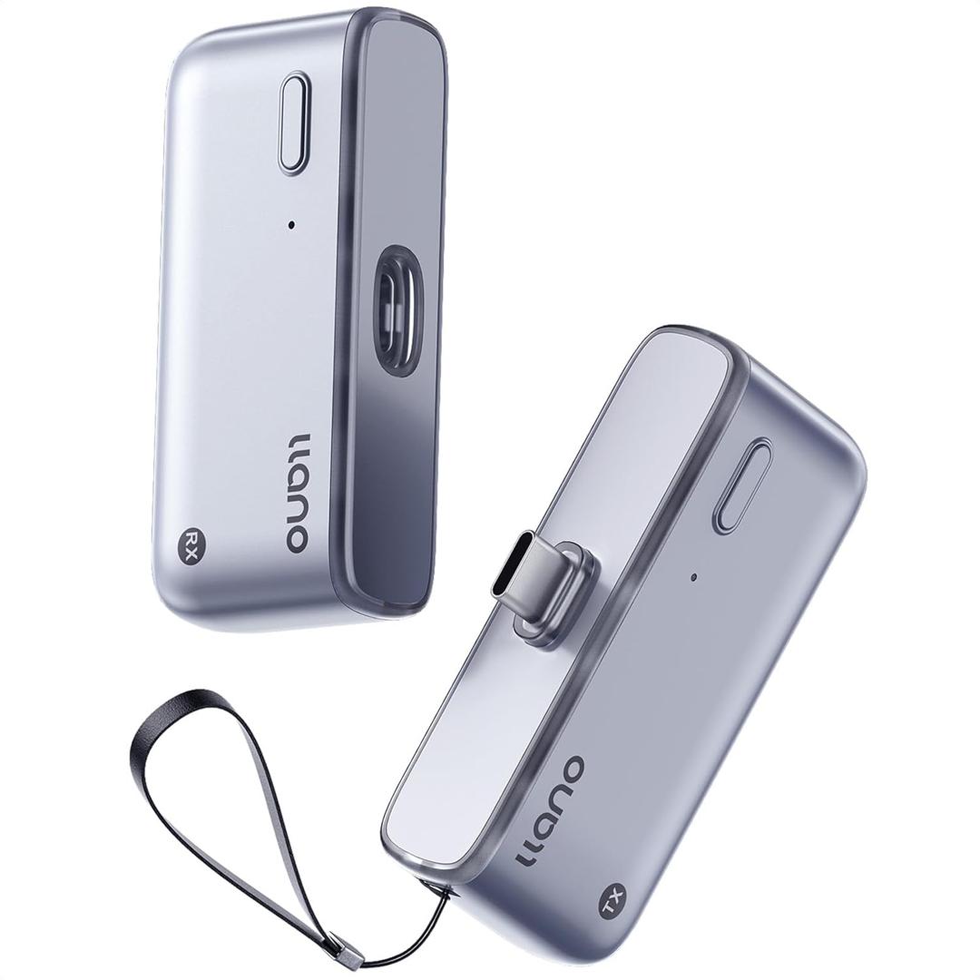 Llano S850 Upgraded Type-C Wireless HDMI Transmitter and Receiver, 50M, Ultra 4K Decode Input 1080P@60Hz Output, Plug&Play 5G+2.4G and Audio for Phone/Tablet/Laptop/PC to Monitor/Projector/TV Box (Silver White)