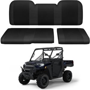 Mixsuper Liner UTV Seat Cover for 2020-2025 Polaris Ranger 1000, 2018-2023 Polaris Ranger XP 1000, UTV Ranger Seat Covers for Full Back Seat, 1680D Oxford Fabric (Set of 3)