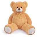 HollyHOME Giant Teddy Bear 4Ft Big Teddy Bear Stuffed Animal Birthday Valentines Day Plush Toy for Kids and Girlfriend 48 inch Tan