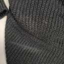 Wrap Sweater for Women Fall Winter Dressy V Neck Ribbed Knit Tie Waist Cropped Jumper Sexy Pullover Tops (Black, XL)