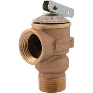 Cash Acme 3/4 Inch RV FWL-2 Pressure Relief Valve, Bronze, 150 PSI, 14737-0150