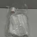 Cinnvoice 24 Pcs Acrylic Icicle Christmas Tree Ornaments 5 Inches Clear Icicles with Fake Snow Hanging Winter Fairy Decorations for Christmas Tree Decorations Xmas Outside Yard Porch Home Decor