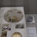 YOUKAIN Ceiling Fans With Lights, 48 Inch Gold Ceiling Fans with Lights and Remote, 5-Reversible, Gold Finish, outdoor ceiling fan for cover patio, 48-YJ632-GDW