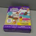 Kinetic Sand Scents, Ice Cream Treats Playset, Easter Basket Stuffers, Includes 3 Scented Colors of Moldable Play Sand & 6 Tools, Sensory Toys for Kids