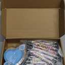 Harloon 48 Pcs Heart Pens with Heart Sticky Notes Ballpoint Pen Retractable Sticky Notes Valentine Prizes Rewards Mothers Day Gifts for Party Favors(Trend)