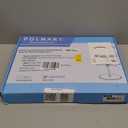 Polmart 3-Tier Spinning Display Stand Heavy Duty Adjustable Countertop Stand for Retail, Jewelry, Cosmetics, Crafts Sturdy Metal Base 360 Rotating Tiers with Height Adjustable (Silvery)