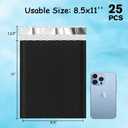 Thank You Bubble Mailers 8.5x12'' 25 Pack, Self Sealing Padded Envelopes, Strong Adhesion Bubble Envelopes, Waterproof Mailing Envelopes, Cushioning Shipping Envelopes - Black