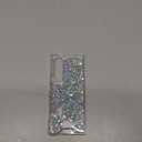 for Samsung Galaxy Z Fold 6 Glitter Case,Cute Bling Sparkle Sparkly Shiny Soft TPU Silicone Clear Bumper Four Corner Shockproof Protective Case for Women Girls for Galaxy Z Fold 6 5G (Silver)