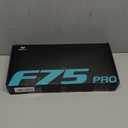 AULA F75 Pro Wireless Mechanical Keyboard,75% Hot Swappable Custom Keyboard with Knob,RGB Backlit,Pre-lubed Reaper Switches,Side Printed PBT Keycaps,2.4GHz/USB-C/BT5.0 Mechanical Gaming Keyboards