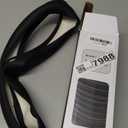 Car Steering Wheel Cover, Anti-Slip, Safety, Soft, Breathable, Heavy Duty, Thick, Full Surround, Sports Style (Black with Red line)