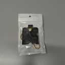 2 x Leather Keys Sleeve for Broken Car Key Loop Replacement - Cute Keychain Cover - Protector, Holder for Men & Women (Large-black03)