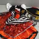Frekuyrt Girl Pirate Costume Buccaneer Princess Costume Halloween Party Dress Up (5-7 Years)