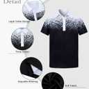 uideazone Boys Polo Shirts Dry Fit Performance Golf Short Sleeve Casual School Uniform Size 5-14 (Black)