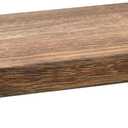 Nuogo Wood Riser Tray Soap, Stand Soap Tray for Kitchen Sink, Wood Pedestal for Kitchen Counter Sink Stand Decorative Rustic Bathroom Dishes Plant Bottles Candles Display(9 x 6 Inch,Brown)