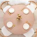 Circle Table Cover Hotel PVC Waterproof Banquet Wedding Banquet Tablecloth