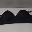 Popilush Bras for Women No Underwire Supportive Push Up Bralettes Wireless Full Coverage Plus Size T-Shirt Bra, Small Plus