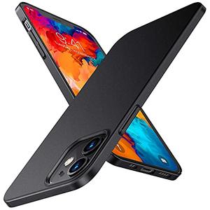 TORRAS Slim Fit for iPhone 12 Case/for iPhone 12 Pro Case, Slim Yet Protective, Lightweight Matte Anti-Scratch Hard PC Cover for iPhone 12 Slim 6.1 inch 2020, Black
