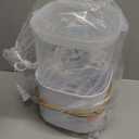 GROWNSY Bottle Sterilizer and Dryer, Compact Electric Steam Baby Bottle Sterilizer (Esterilizador de Biberones), Bottle Sanitizer for Baby Bottles, Pacifiers, Pump Parts (Grey)