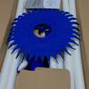 VIVOHOME Upgraded Automatic Inground Above Ground Suction Swimming Pool Sweeper Vacuum Cleaner with 14 2.62 ft Hoses Blue and White