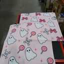 Puresora Halloween Pillow Covers 18x18 Set of 2 Throw Pillow Cases Soft Cushion Case Pillowcase for Chair Sofa Bedroom Living Room Home Decor, Pink